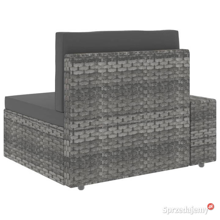 Sofa modułowa 2osobowa rattan PE szara WM49525 mazowieckie Warszawa