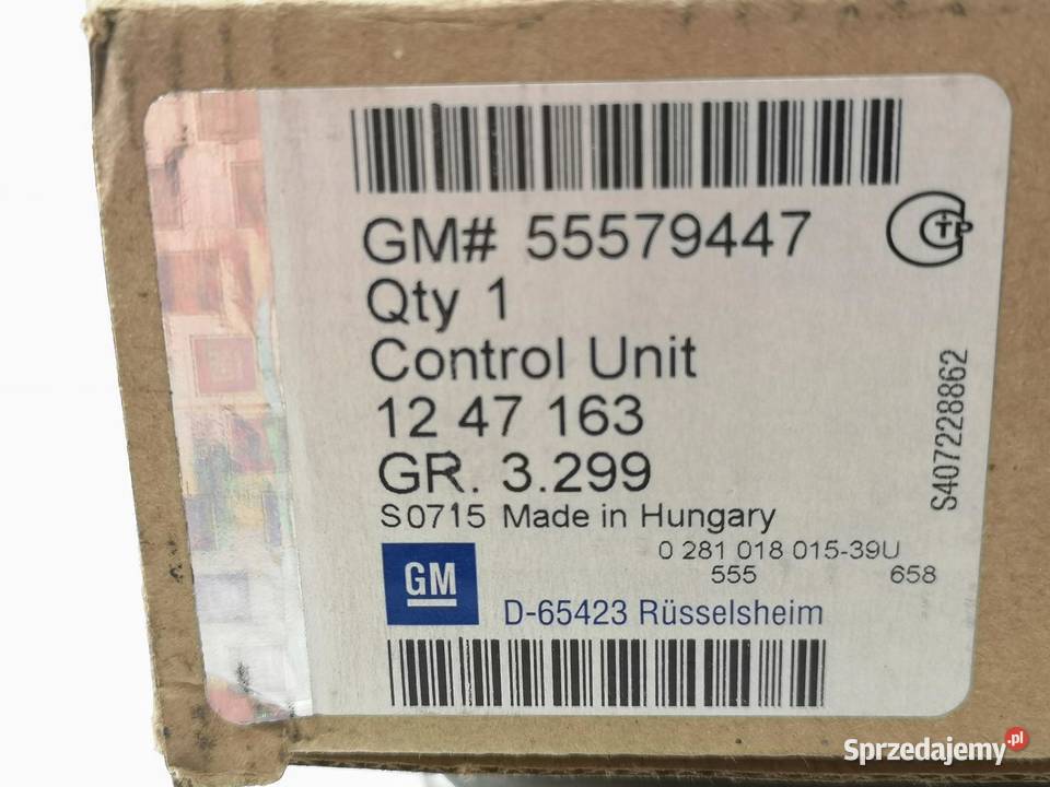 STEROWNIK KOMPUTER SILNIKA OPEL ASTRA INSIGNIA Układ elektryczny, zapłon