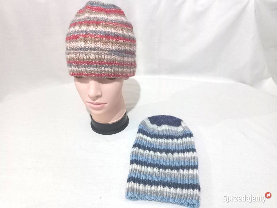 Czapka paski Czerwona r MXL Unisex NOWA podlaskie