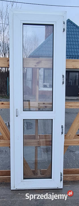 OKNA KacprzaK Okno Balkonowe 65X210 Używane PCV Siedlce