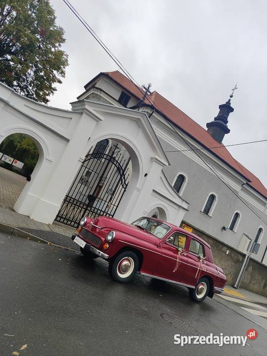 Auto do ślubu FSO Warszawa wynajem auta Spała