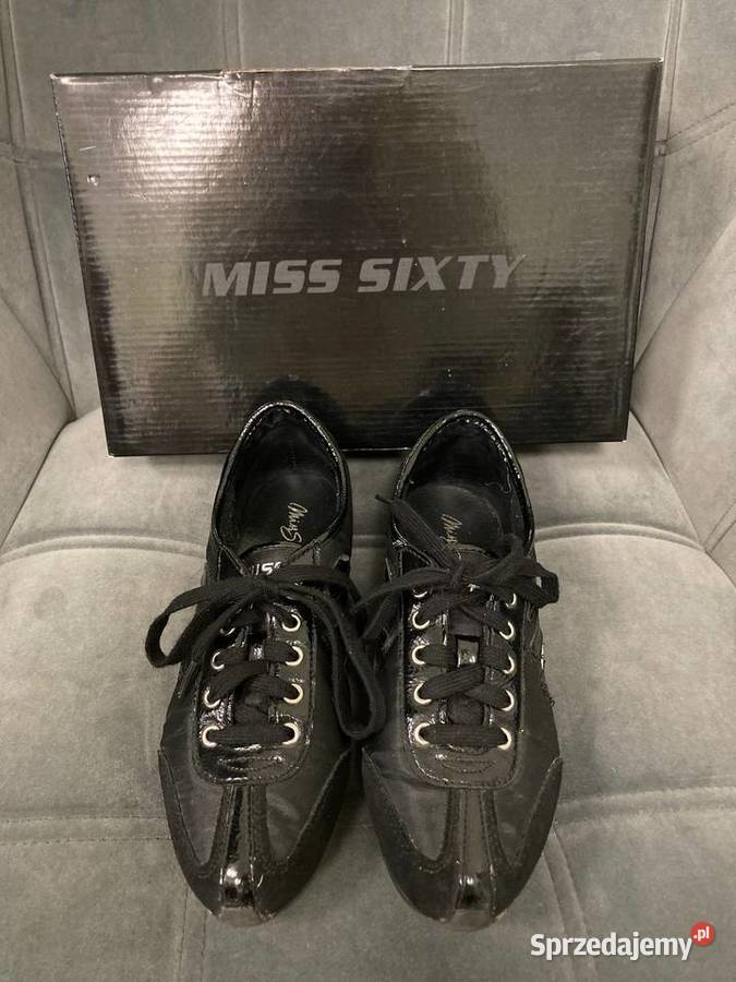 Miss Sixty czarne buty sportowe trampki 24cm podkarpackie Nisko sprzedam