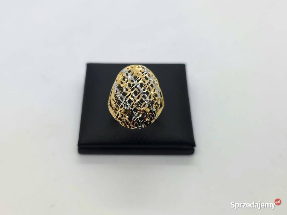 Nowy złoty pierścionek próby 585 342g Rozmiar 20 złoto