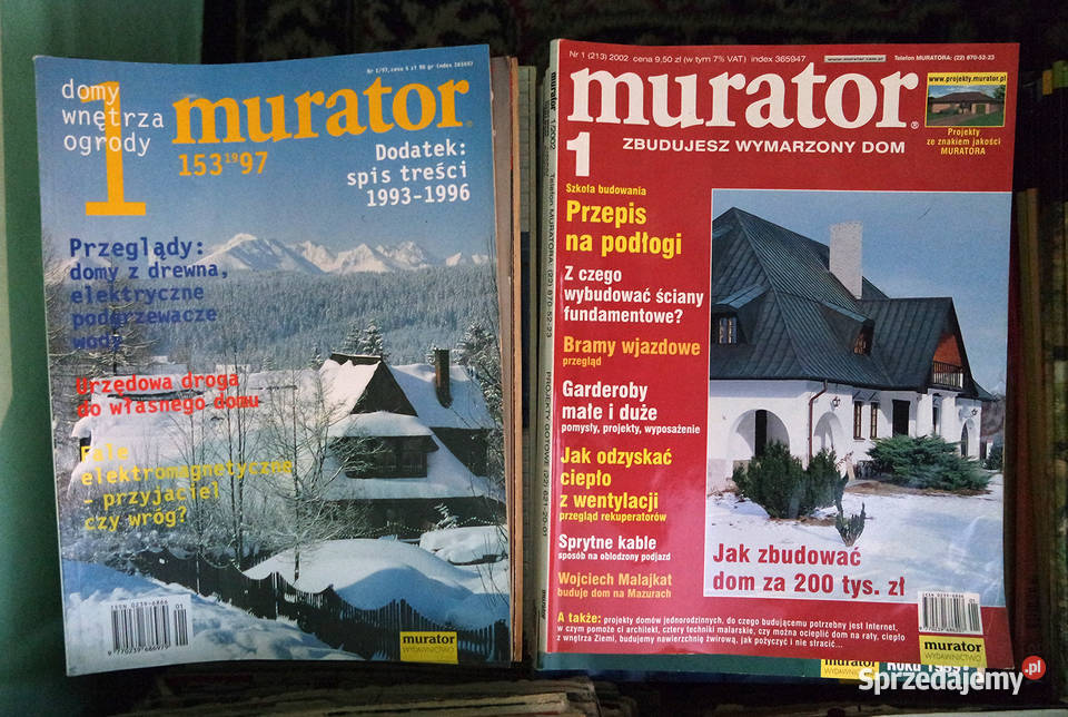 Czasopismo Murator miesięcznik archiwum kolekcja Czasopisma Boguszyce