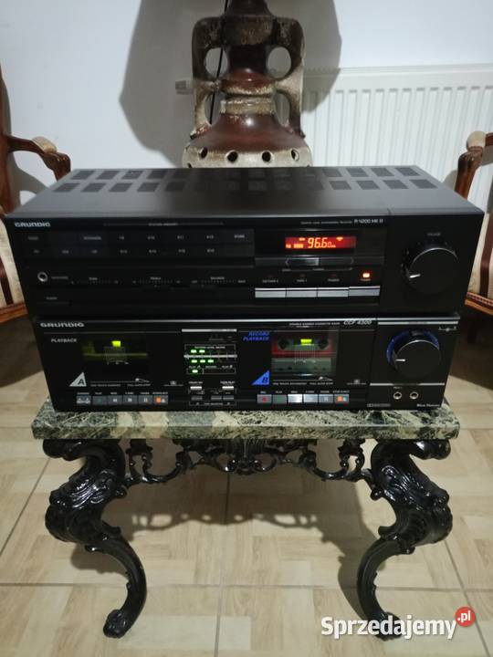 Amplituner i Deck Magnetofon dwukaratowy GRUNDIG wielkopolskie Drawski Młyn sprzedam