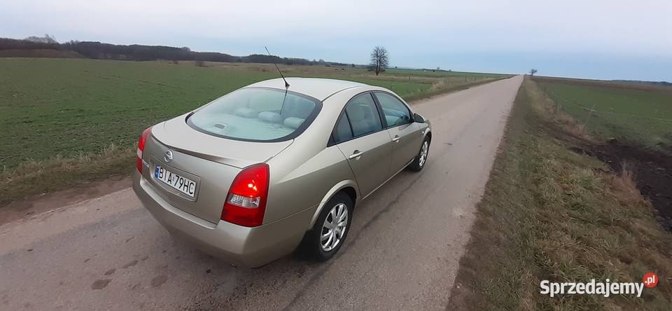 NISSAN PRIMERA P12 2003 18 benzyna 1769cm3 podlaskie sprzedam