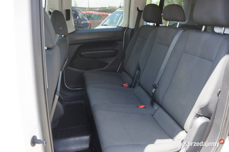Volkswagen Caddy 20 TDI CR 122 4x4 Full LED Hak biały Nowy Sącz