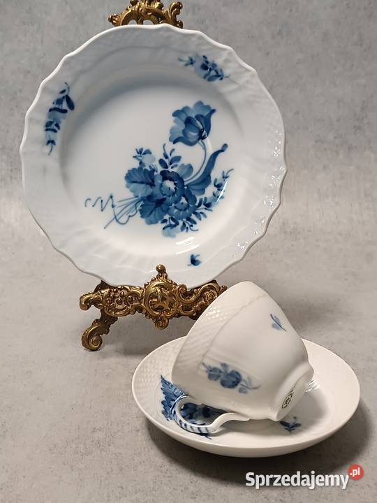 ROYAL COPENHAGEN Filiżanka Blue Flower Trio Dobrzany