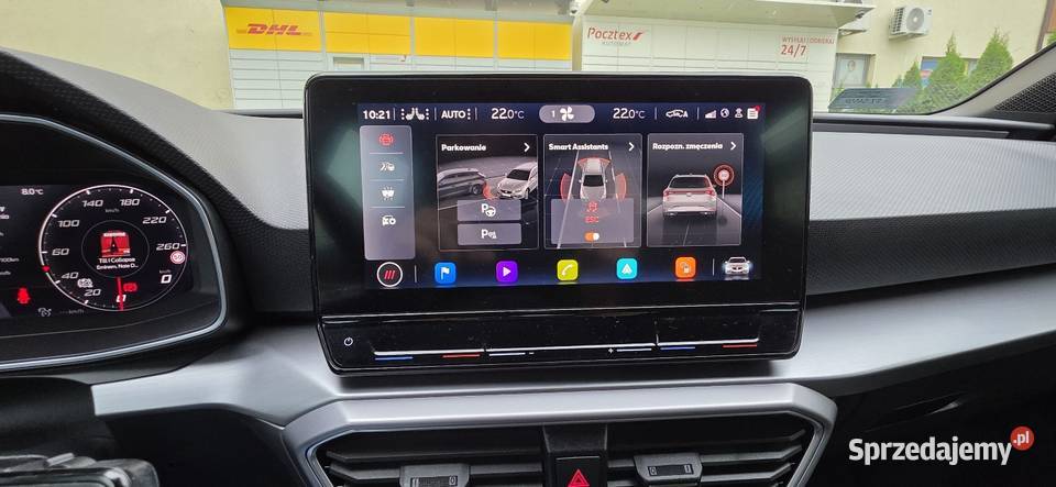 Seat leon 2021 wersja FR czarny środek światła do jazdy dziennej Samochody osobowe Witnica