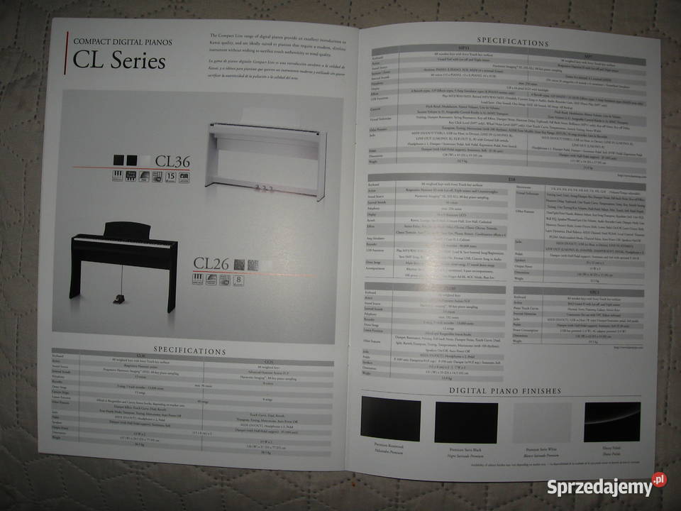 Kawai 2016 Products Catalogue katalog pianin Kępice