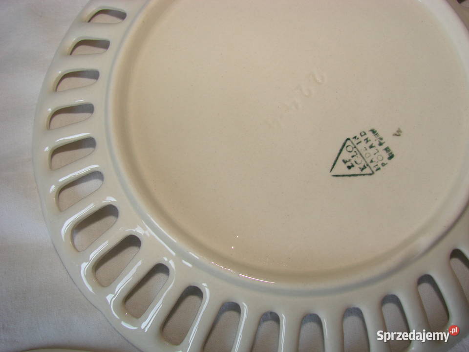 Koło fajansowy talerz PRL Pozostałe pomorskie Pruszcz Gdański