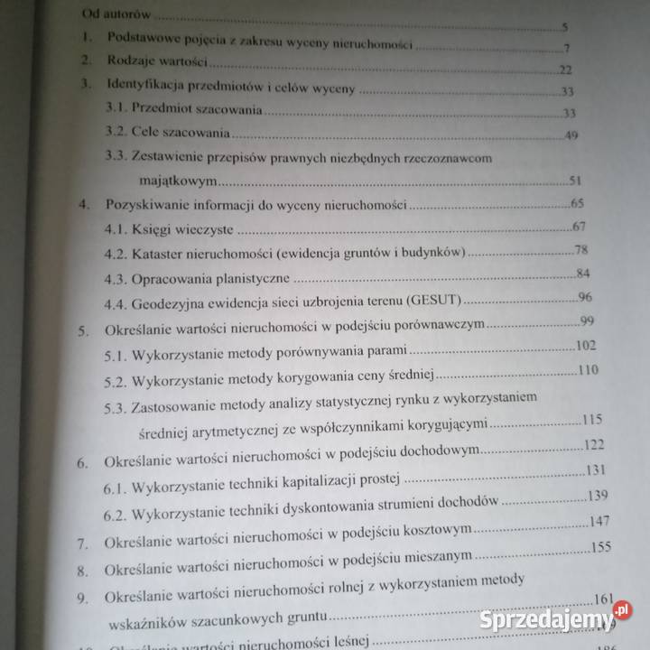 Szacowanie nieruchomości książki branżowe mazowieckie