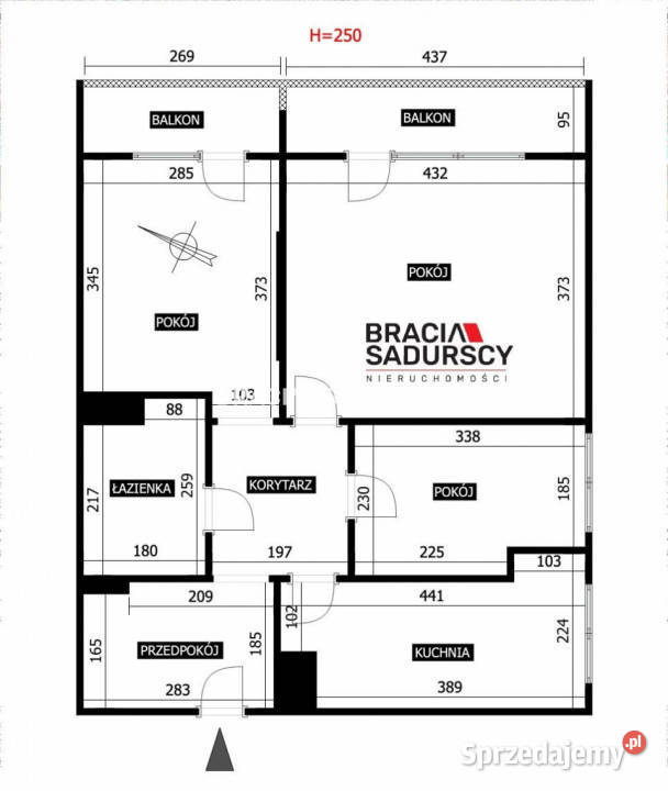 Mieszkanie 55m2 3 pokojowe Kraków