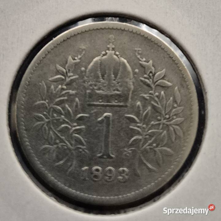 Austria 1 korona 1893Franciszek Józef ISREBRO Wałbrzych sprzedam