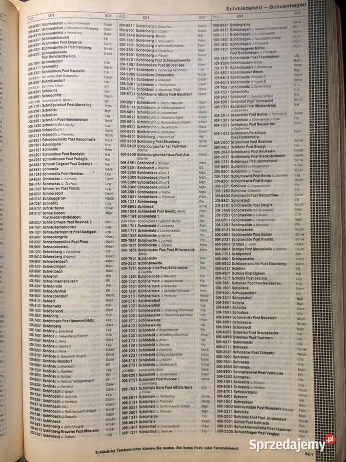 3792 Katalog Pocztowy Miejscowości Szczecin