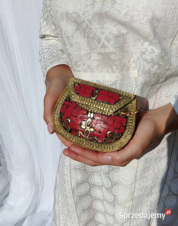 Mała torebka orientalna boho bohemian kopertówka Kopertówka  Szczecin