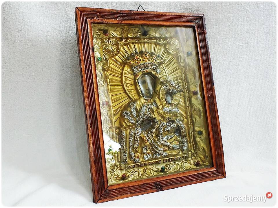Stary Obraz Matka Boska Częstochowska Pod Twoją Żary