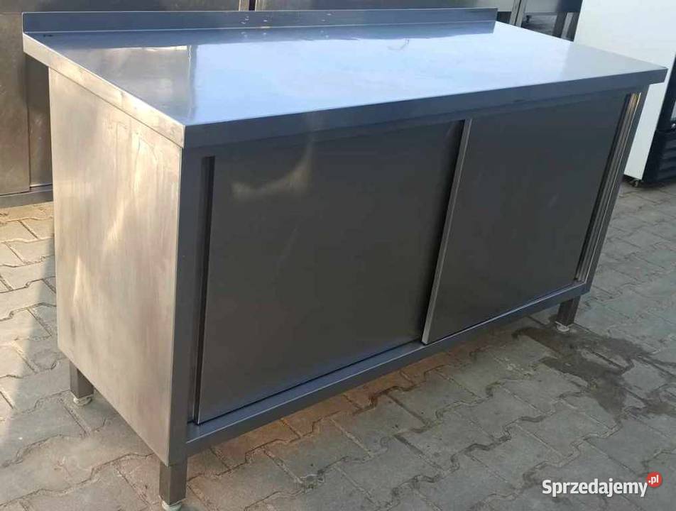 Stół Gastro z Szafką Drzwi Suwane 1506085 S 870O Ostrów Wielkopolski