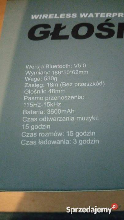 Tonsil GO 6 nowy głośnik bluetooth Gdańsk