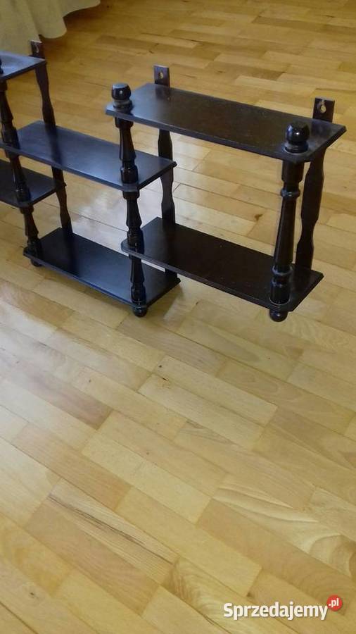 Sprzedam półkę wiszącą w kolorze brązowym Starachowice