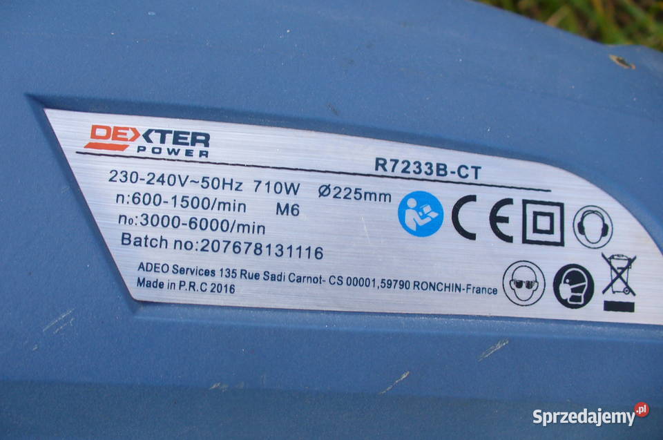 SZLIFIERKA DO GIPSU DEXTER POWER R7233BCT Lędziny sprzedam
