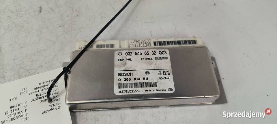 MODUŁ MERCEDES BENZ SL 500 R230 0325456532 osobowe kujawsko-pomorskie Lipno