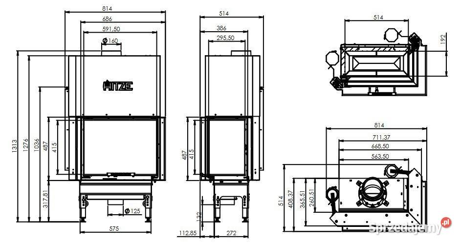 HITZE HST 5943RG Wkład kominkowy Klasa Piła sprzedam