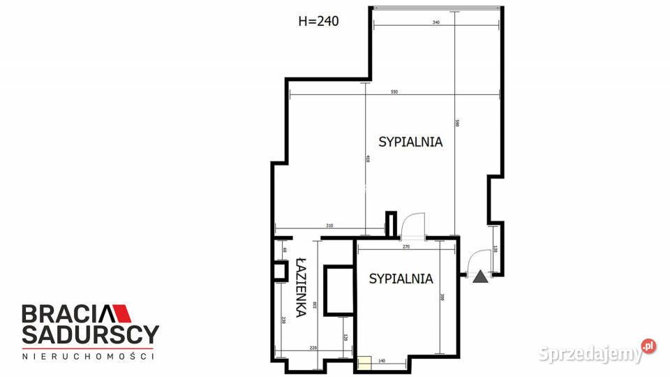 Mieszkanie na sprzedaż Kraków 358m2 2 pokojowe