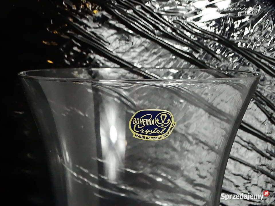 Bohemia Crystal Waza dekoracyjna flakon 23 Happy lubelskie Biłgoraj