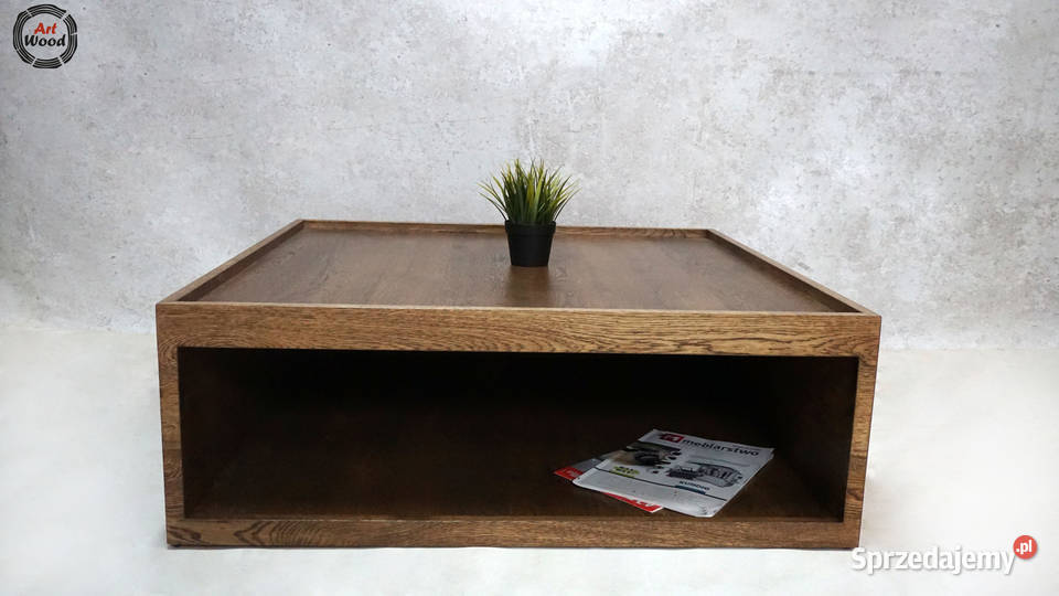 Stolik kawowy dębowy niski stolik kawowy Nowy Sącz sprzedam