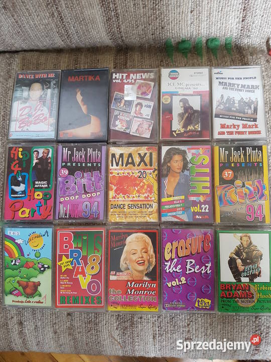 Zestaw 120 kaset magnetofonowych różni wykonawcy kaseta małopolskie