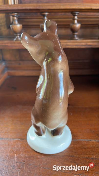 Figurka Niedźwiadka stojący Łomonosow Gdańsk