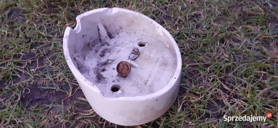 Plafonlampa naściennakorpus i kloszVintage Tuszkowo