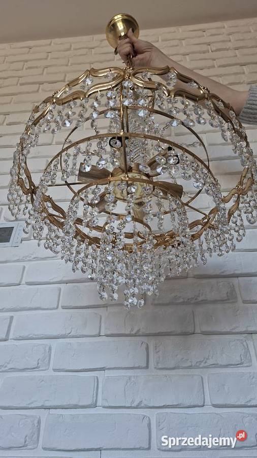 Żyrandol z kryształkami Bydgoszcz