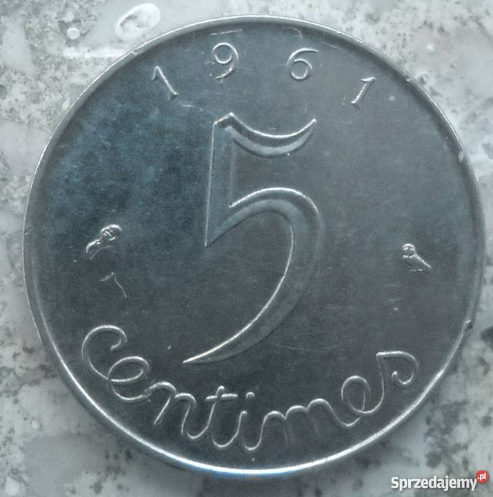 FRANCJA5 CENTIMES1961 r Legionowo
