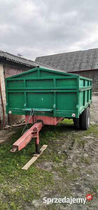 Przyczepka rolnicza jednososiowa 4 tony Piaski