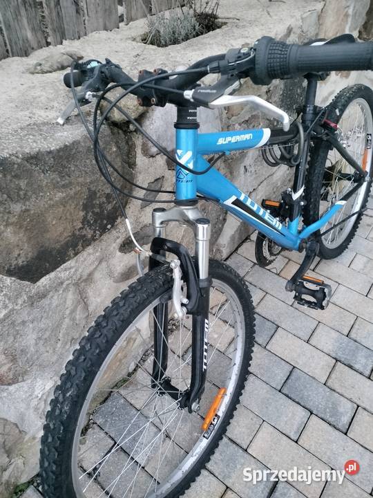 Totem superman niebiesko czarny rower górski Urszulin