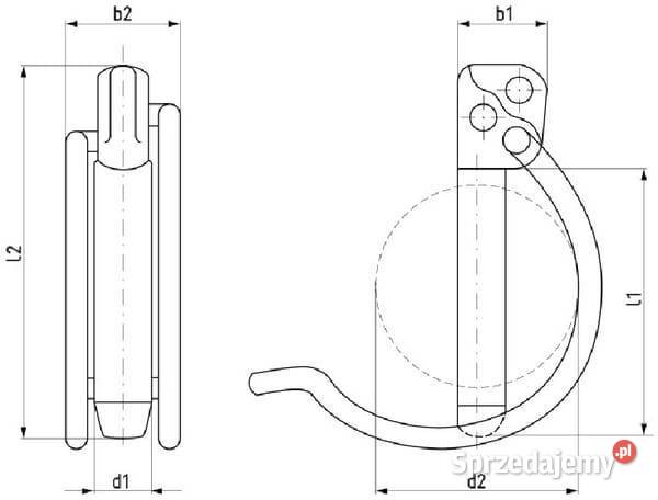 Zawleczka rurkowa ocynk 105x45 mm Rbig 06112500 Kamionna