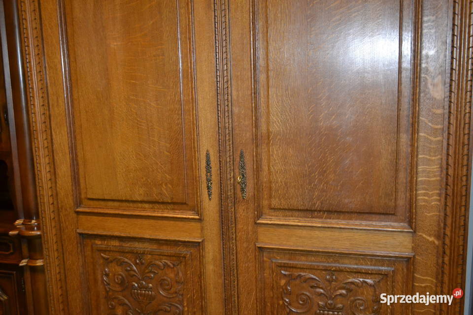 szafa neorenesansowa 1900 dąb Będzin