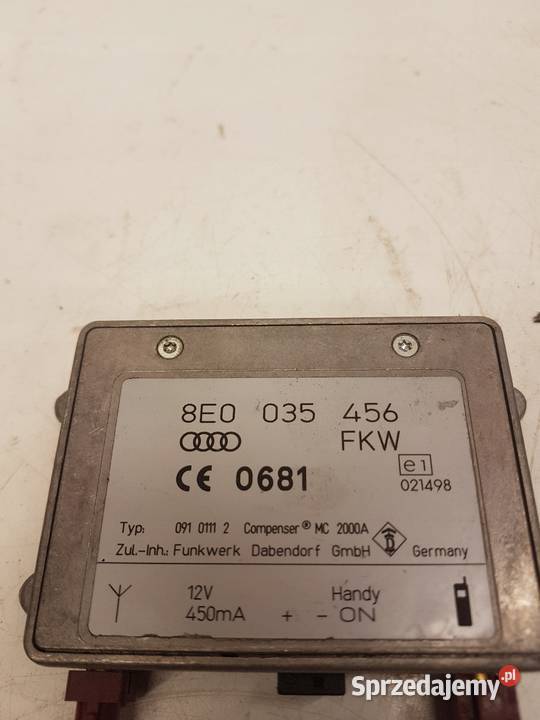 WZMACNIACZ ANTENY AUDI A4 B7 A6 C6 8E0035456 śląskie Przystajń sprzedam