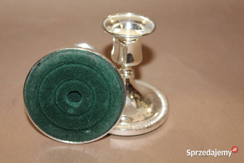 Para angielskich metalowych świeczników 888