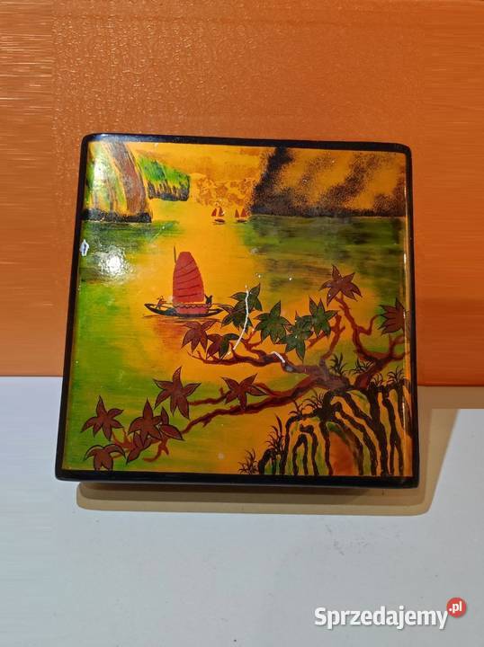 szkatułka skrzynka pudełko z laki ręcznie Kielce