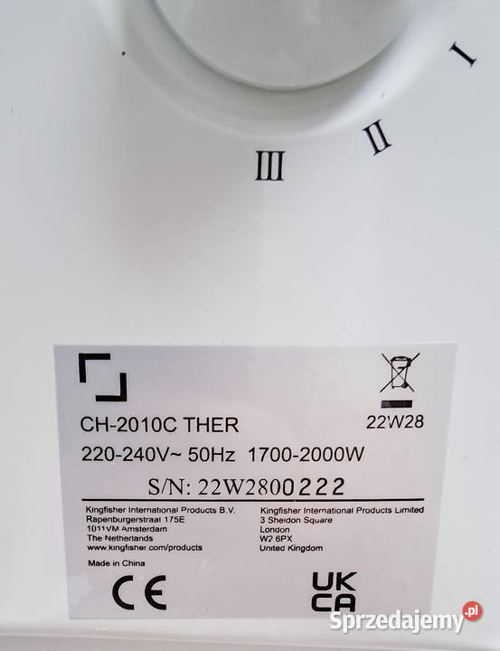 Grzejnik konwektor CH2010C 2000 W Częstochowa