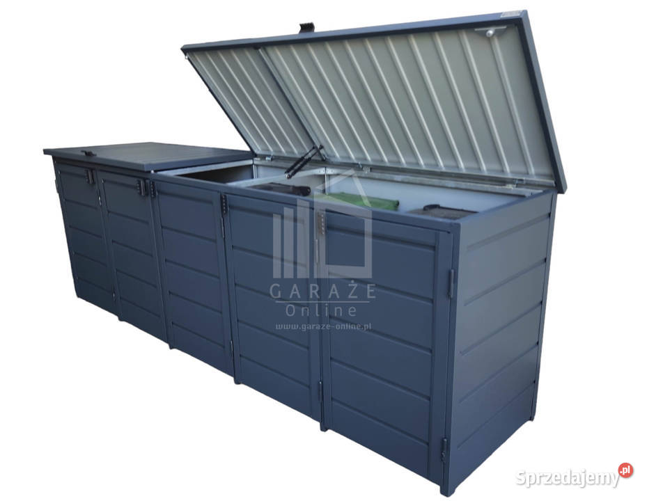 wiata śmietnikowa obudowa kubłów 345x80x120 Wisła sprzedam