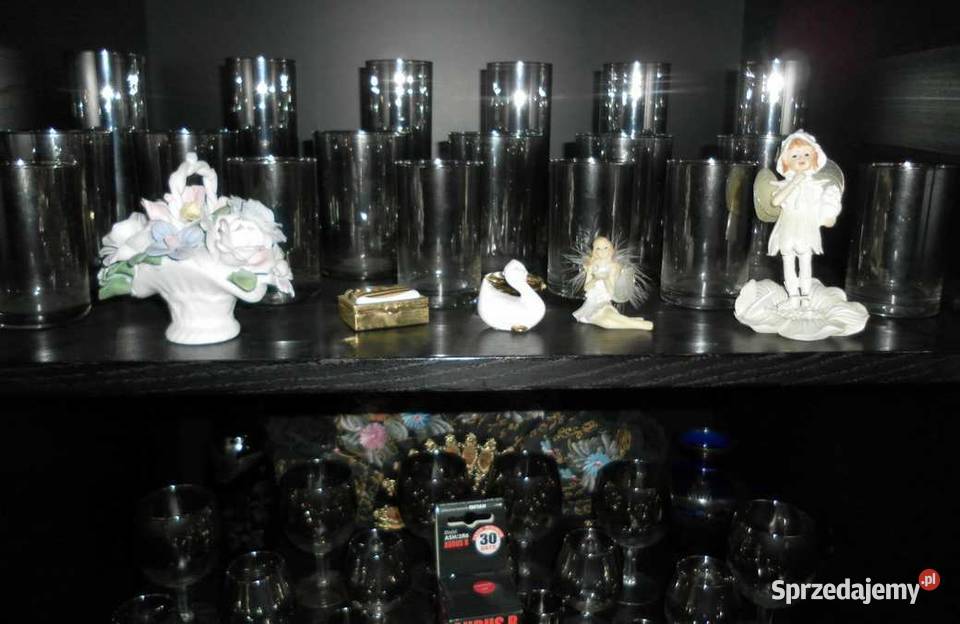 Szkło Metalizowane Kieliszki Szklanki Literatki małopolskie Kraków