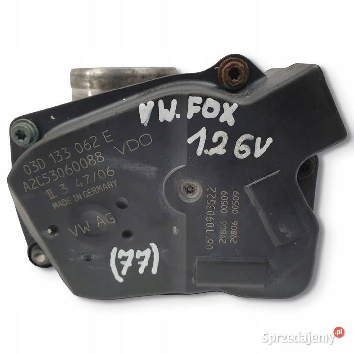 PRZEPUSTNICA VW Polo IV Fox Skoda Fabia I 12 6V lubelskie Chełm sprzedam