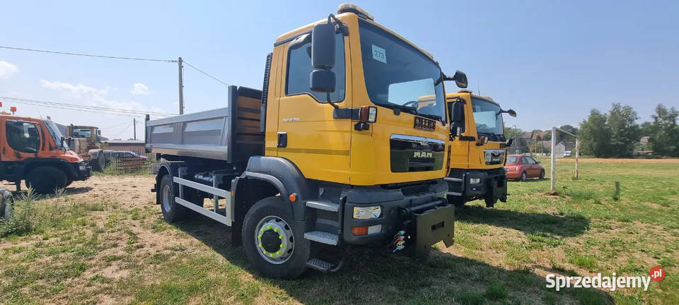 Wywrotka MAN TGM 18250 2w1 Pługopiaskarka Kiper opolskie Markowice