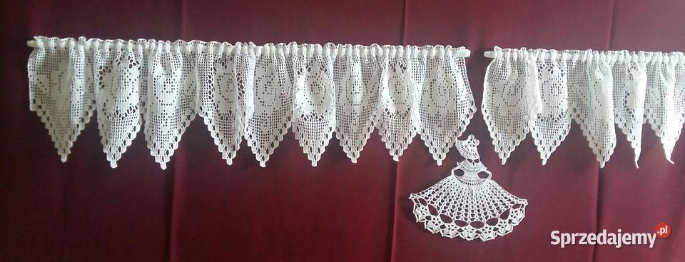 Zazdroski szydełkowe biały sprzedam