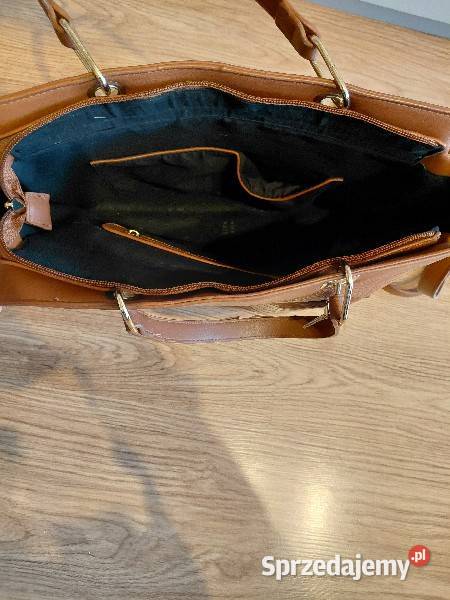 Brązowa torebka damska elegancka pojemna Warszawa sprzedam