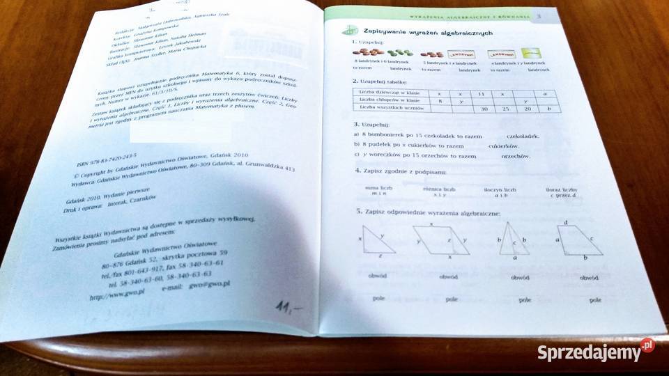 Matematyka z plusem 6 Zeszyt 2 Liczby i pomorskie Gdańsk